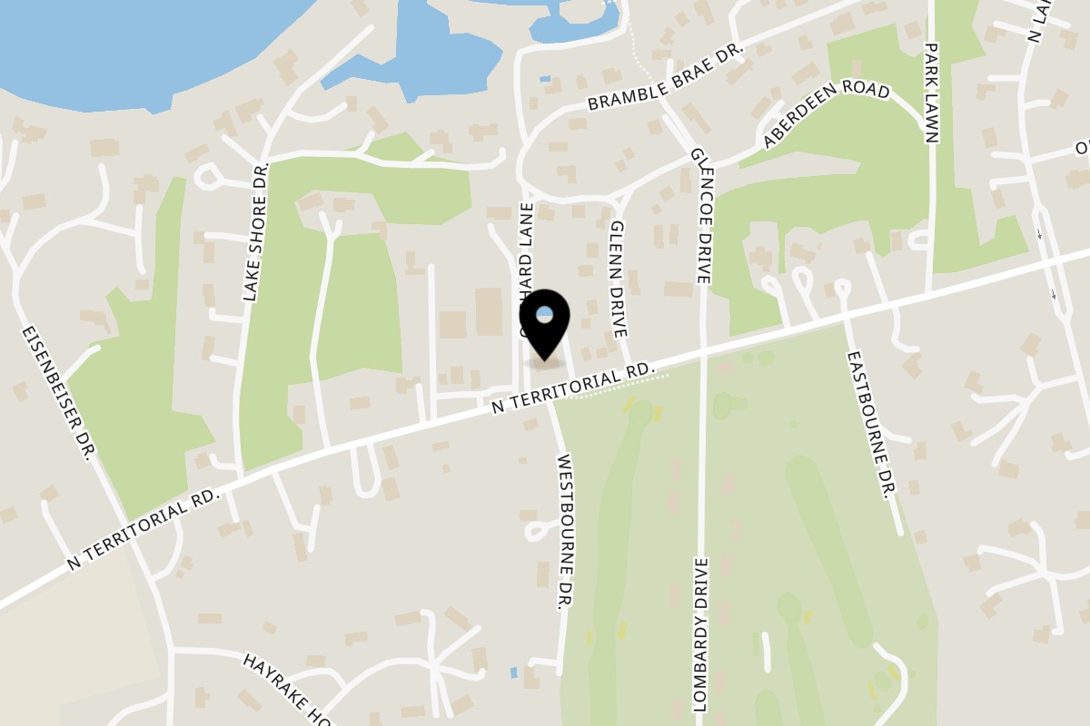 Map showing the location of Inverness Tavern on 13996 N Territorial Rd in Gregory